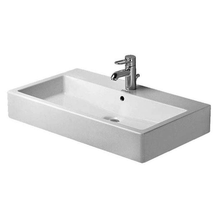 Duravit 04548000001 Duravit 04548000001 Vero Wall Mount Porcelain Bathroom Sink - White