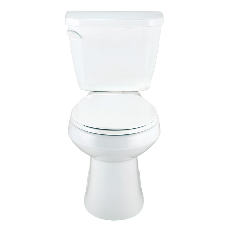 Gerber VP21502 Viper 1.6 gpf 12" RoughIn TwoPiece Round Front Toilet
