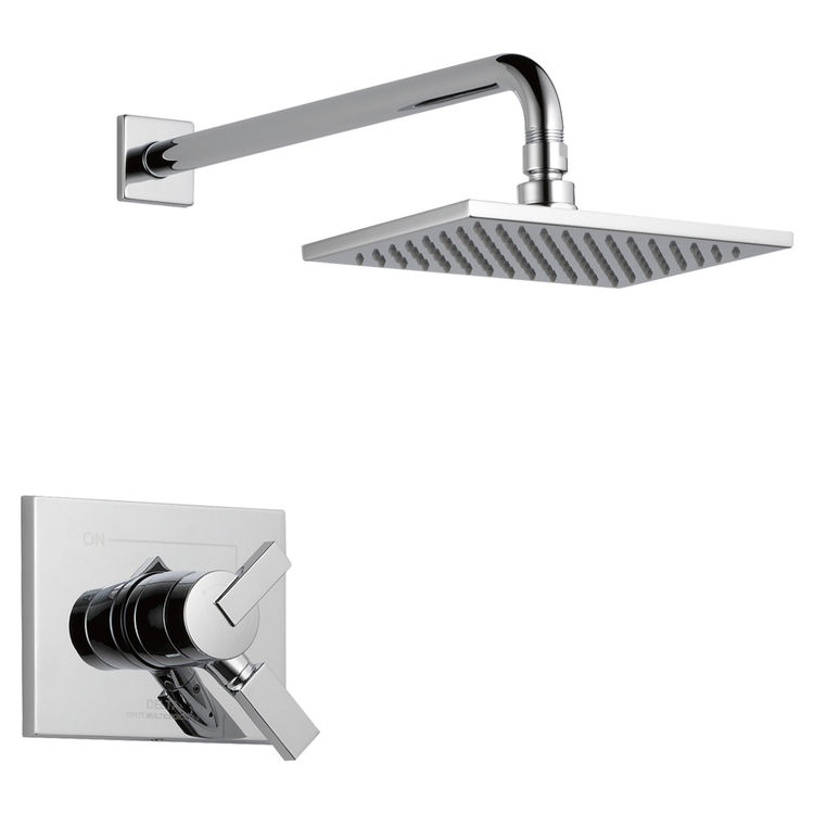Delta T17253-WE Delta T17253-WE Vero Chrome H2OKinetic Monitor Shower Trim Only