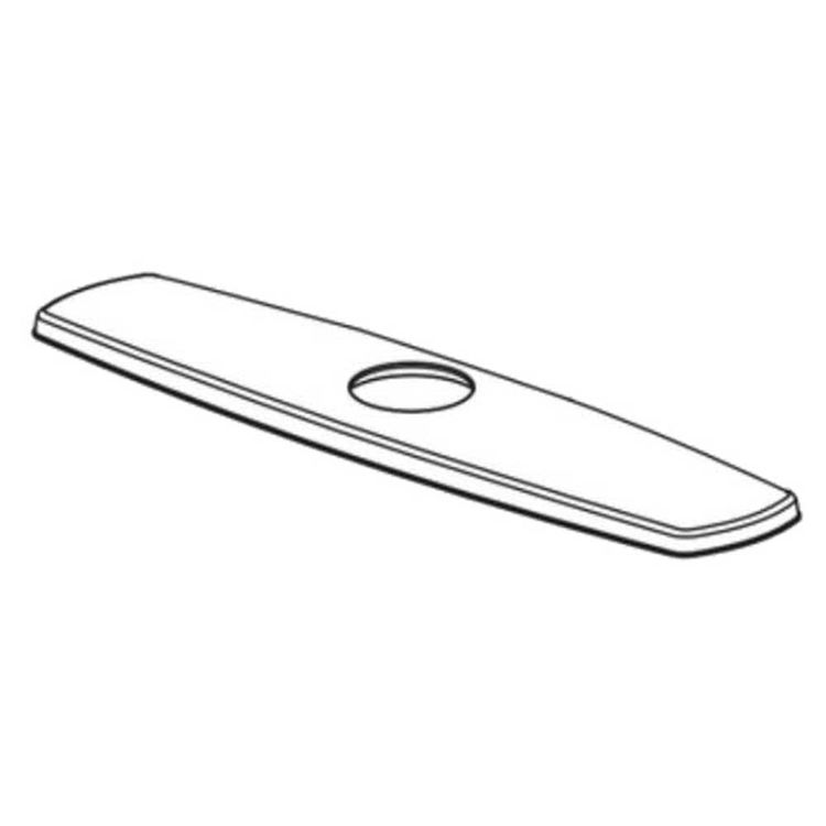 American Standard 1660.151.075 Kitchen Faucet Deck Plate, Stainless