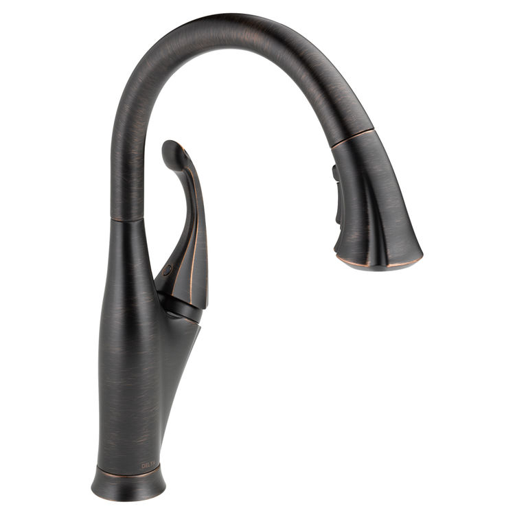 Delta 9192-RB-DST Delta 9192-RB-DST Addison Single Handle Pull-Down Kitchen Faucet w/ ShieldSpray - Venetian Bronze