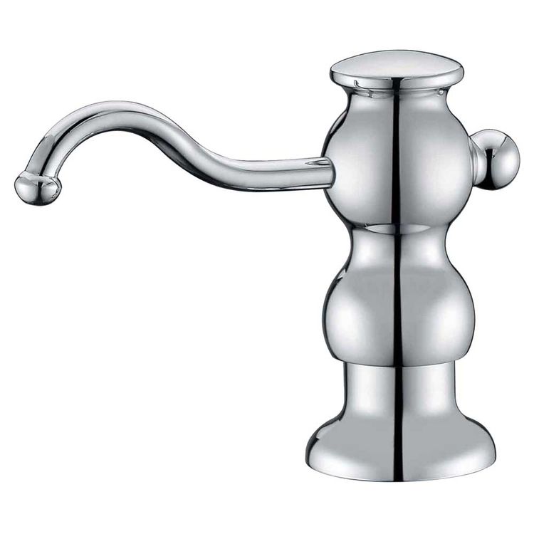 Whitehaus WHSD031-C Whitehaus WHSD031-C Soap/ Lotion Dispenser, Polished Chrome