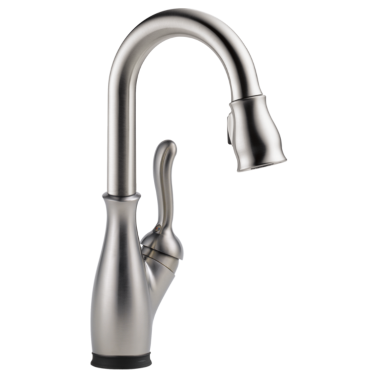 Delta 9678T-SP-DST Delta 9678T-SP-DST Leland Touch2O One-Handle Pulldown Bar Faucet - Spotshield Stainless