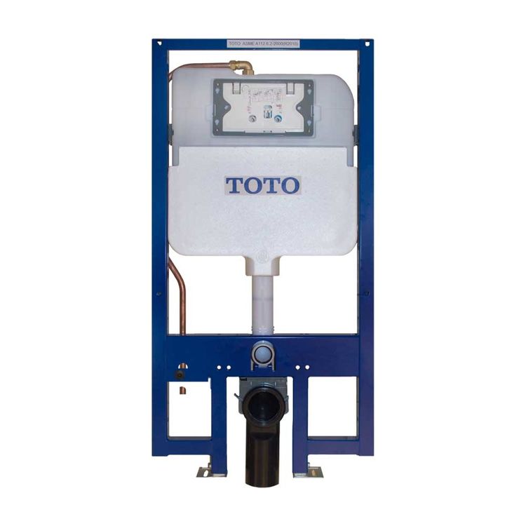 Toto WT172M Duofit InWall Tank System Dual Flush, Copper Supply