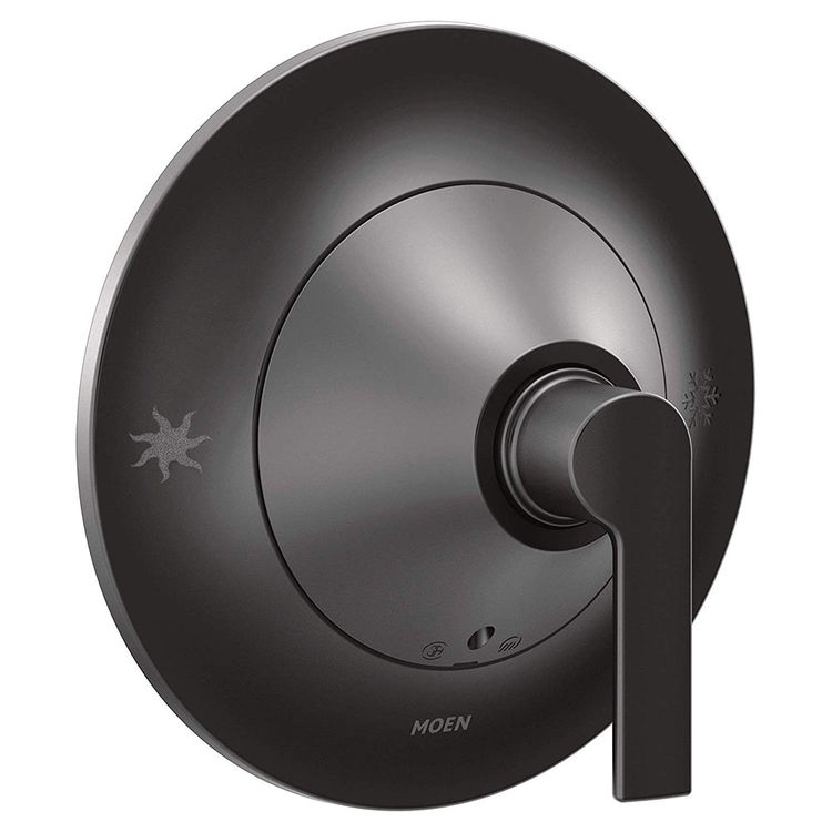 Moen TS2201BL Moen TS2201BL Doux Posi-Temp Valve Trim, Matte Black