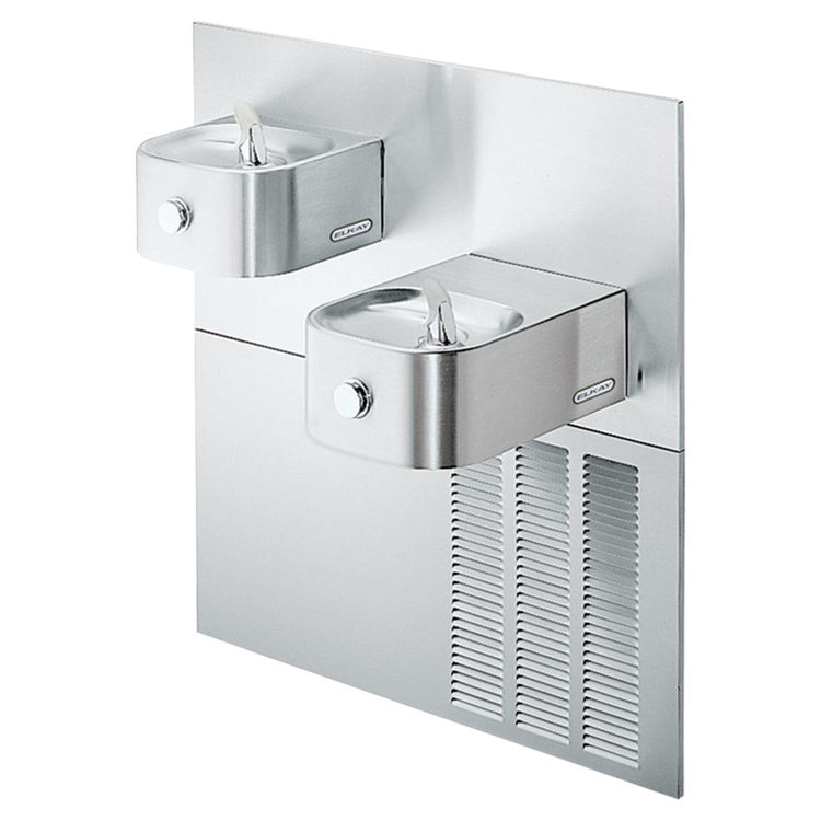 Elkay LNTEM8K Elkay LNTEM8K Bi-Level Soft Sides Fountain w/ Filter & Chiller, 115V