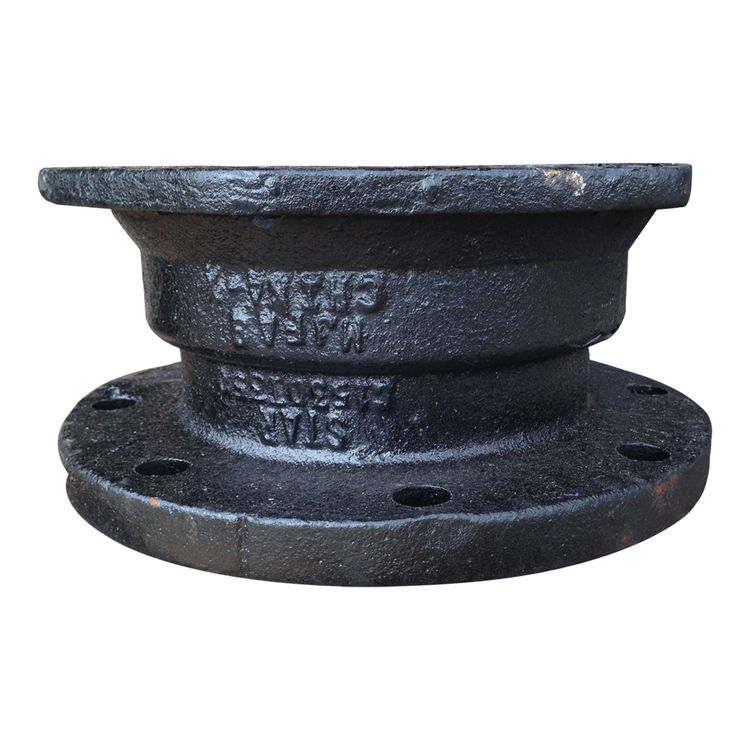 6 Inch Mechanical Joint x Flange Adapter, Ductile Iron Construction