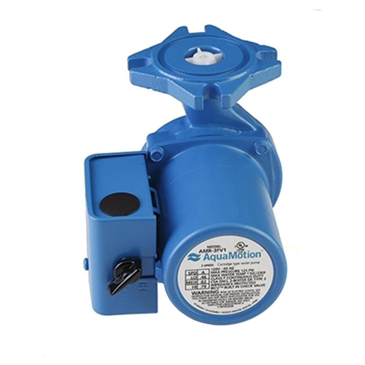 AquaMotion AMR3FV1 Circulator Pump, 3 Speed with Check Valve, Cast Iron