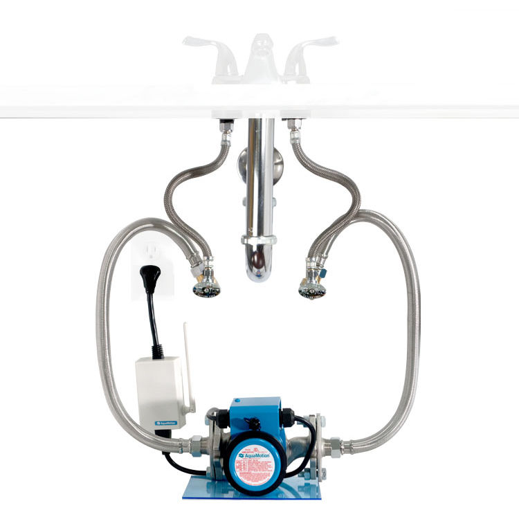 AquaMotion Stainless Steel Hot Water Recirculation System With Check