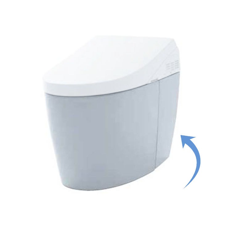 White-SN989M Cotton White TOTO SN989M#01 NEOREST AH Dual Flush 1.0 or 0.8 GPF Toilet Top Unit