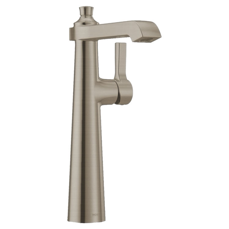 MOEN S6982BN FLARA ONE HANDLE VESSEL LAV FAUCET BRUSHED NICKEL