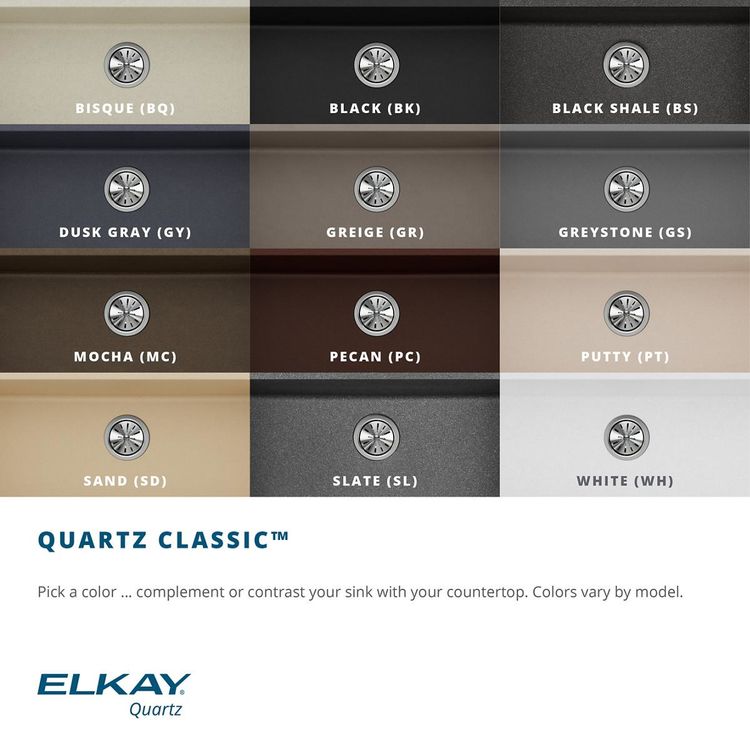 Elkay ELGU250RBQ0 Elkay Quartz Classic 33