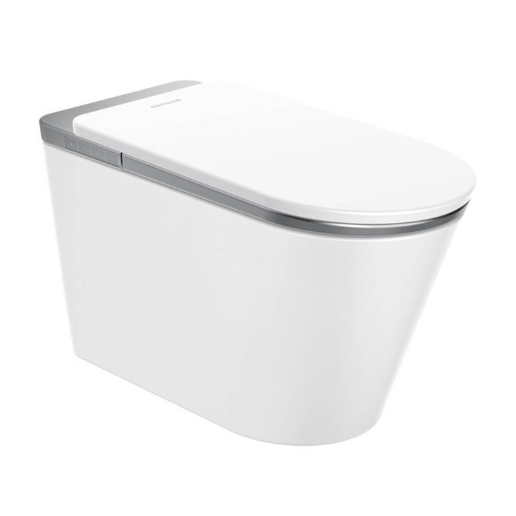 Trone Plumbing GETBCERN-12.WH  Trone Ganza Smart Electronic Bidet Toilet in White, GETBCERN-12.WH 