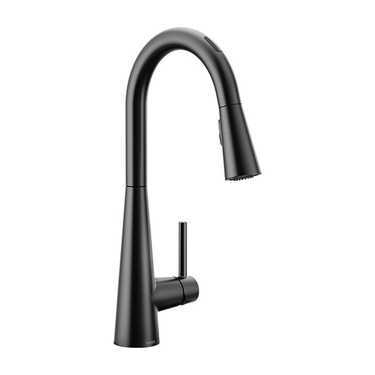 Moen Sleek OneHandle Voice Activated Pulldown Kitchen Faucet, Matte