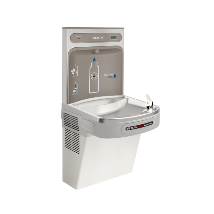 Elkay LZO8WSLK HandsFree Water Cooler w/ EZH2O Bottle Filler 8 GPH