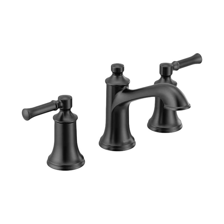 Moen T6805bl Dartmoor Two Handle Widespread Bathroom Faucet Matte Black - Black Widespread Bathroom Sink Faucet Moen T6805bl Dartmoor Two Handle Widespread Bathroom Faucet Matte Black - Black Widespread Bathroom Sink Faucet