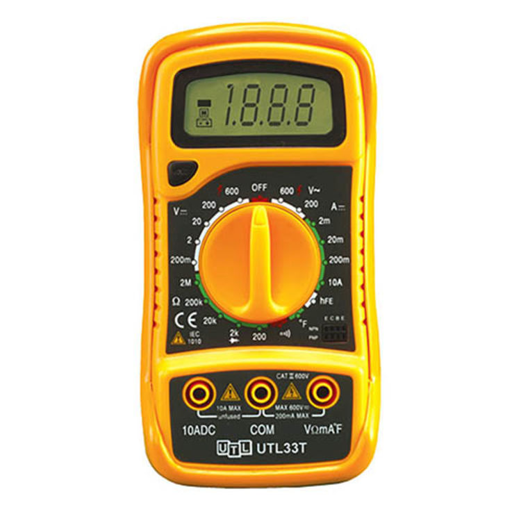Uei UTL33T UEI UTL33T Digital Multimeter (600V AC/DC, 10A DC) w
