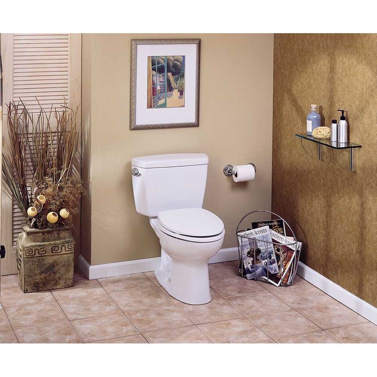View 8 of Toto CST744SLD#51 TOTO Drake Two-Piece Elongated 1.6 GPF ADA Compliant Toilet with Insulated Tank, Ebony - CST744SLD#51