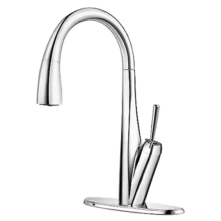 View 6 of Pfister GT529-MDC Pfister GT529-MPC Polished Chrome Pill-Down Kitchen Faucet