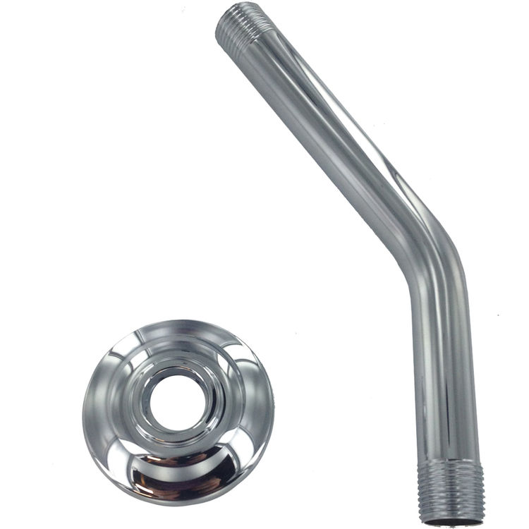 Moen S122 8" Shower Arm with Flange, Chrome PlumbersStock