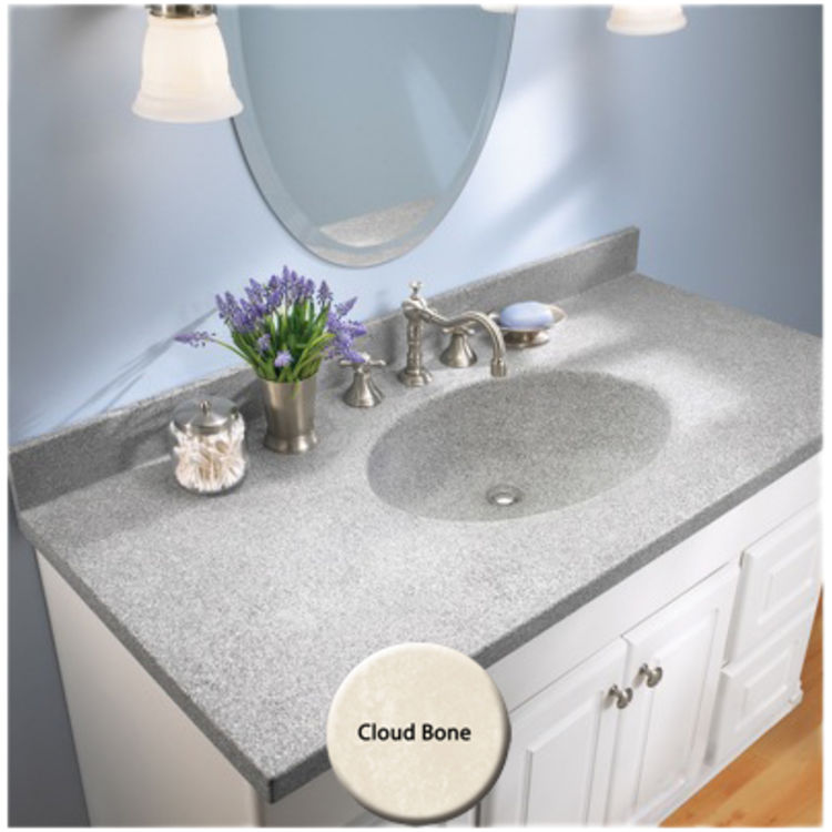Swanstone CH1B2237126 Chesapeake Cloud Bone Vanity Top