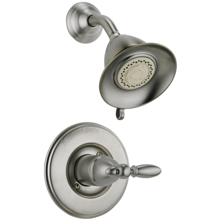 View 3 of Delta T14255-SSLHP Delta T14255-SSLHP Victorian Monitor Shower only Trim, Stainless Steel