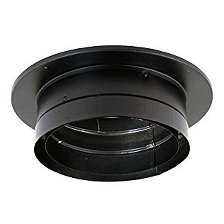 M&G DuraVent 8875 DuraVent 8DVL-ADT DuraBlack Adapter w/ Trim Ring, 8