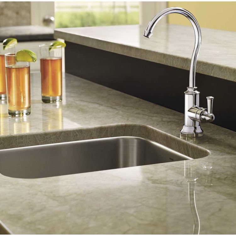 Moen S5510 Sip Traditional Chrome OneHandle High Arc Beverage Faucet