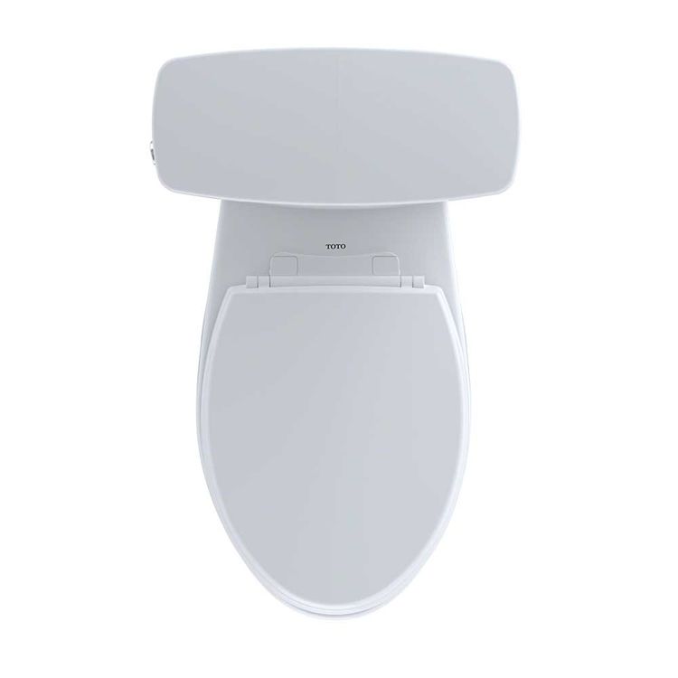 View 5 of Toto CST744ERN#01 TOTO Eco Drake Transitional Two-Piece Elongated 1.28 GPF Toilet with Right-Hand Trip Lever, Cotton White - CST744ERN#01