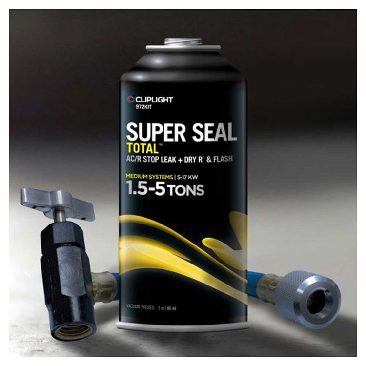 Super Seal 972KIT 1.55 Tons Dry and Dye Refrigeration Sealant Seal