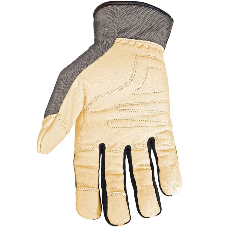 View 4 of Youngstown 12-3180-70-L Youngstown Hybrid Plus 12-3180-70 Work Gloves, Large, Polyester Span Mesh, Bonded Nylon, Gray