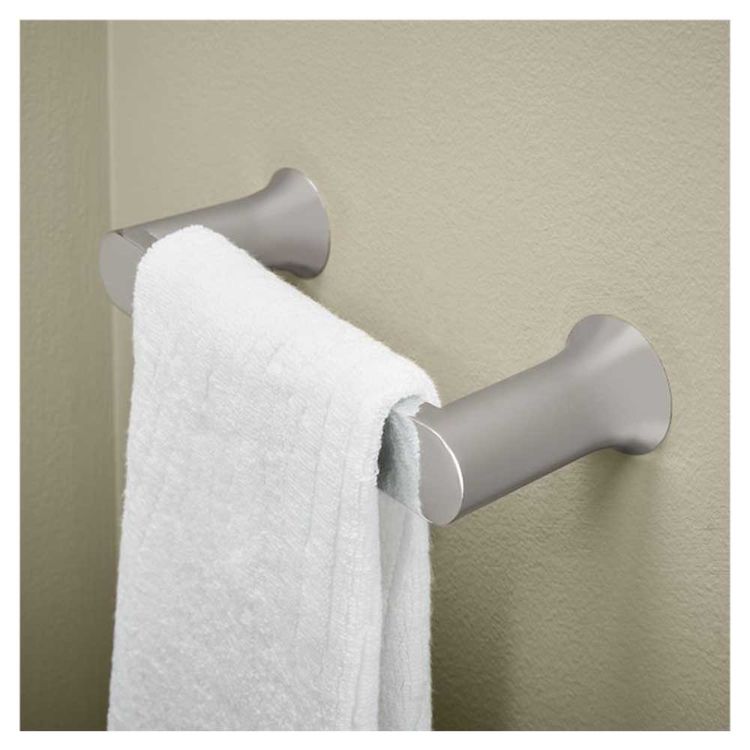 Moen BH3886CH Genta Chrome Hand Towel Bar PlumbersStock
