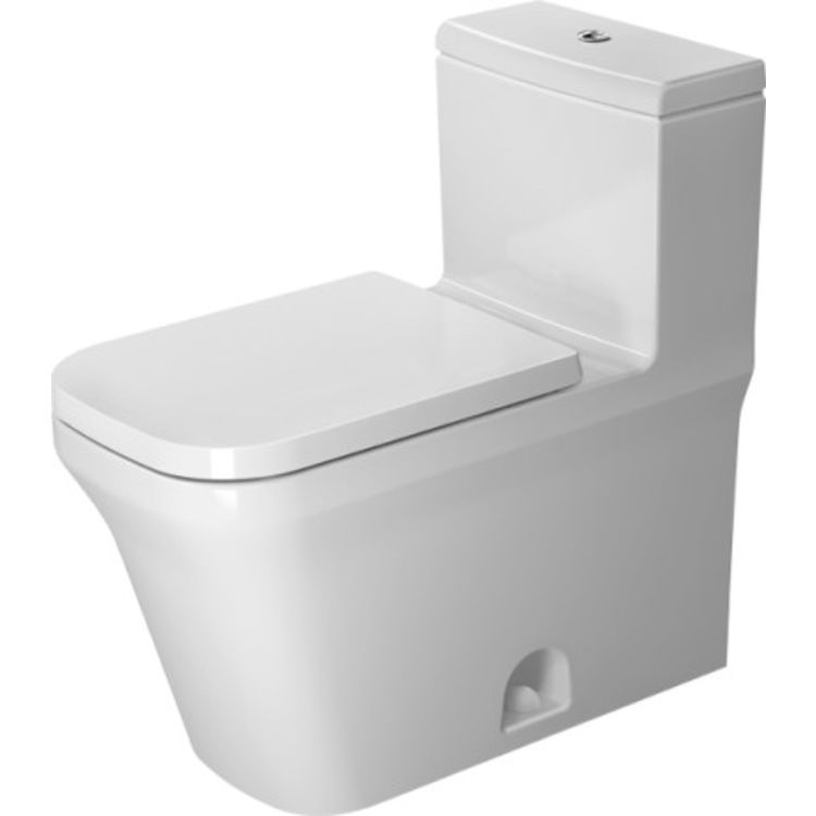 Duravit 2175012085 Duravit 2175012085 P3 Comforts Single Flush/Dual Flush One-Piece Floor Mounted Rimless Elongated Toilet - White