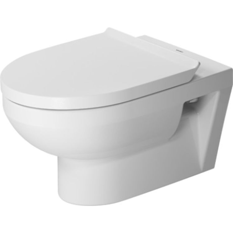 Duravit 2562092092 Duravit 2562092092 DuraStyle Dual Flush One-Piece Wall Mounted Basic Rimless Elongated Toilet - White