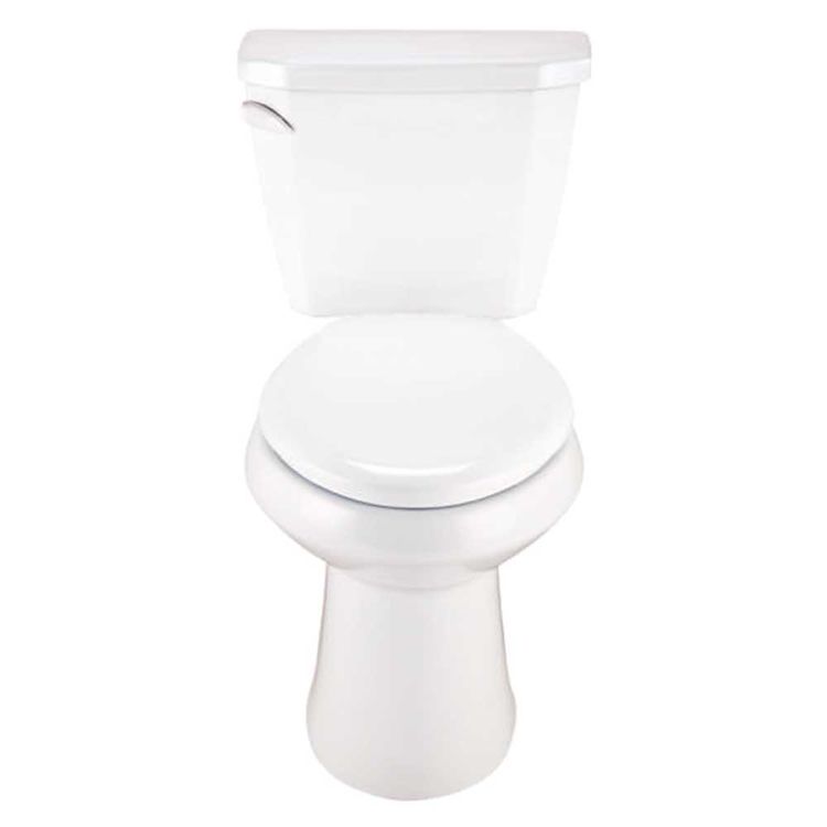 gerber vp 21 viper white two piece elongated ergoheight toilet