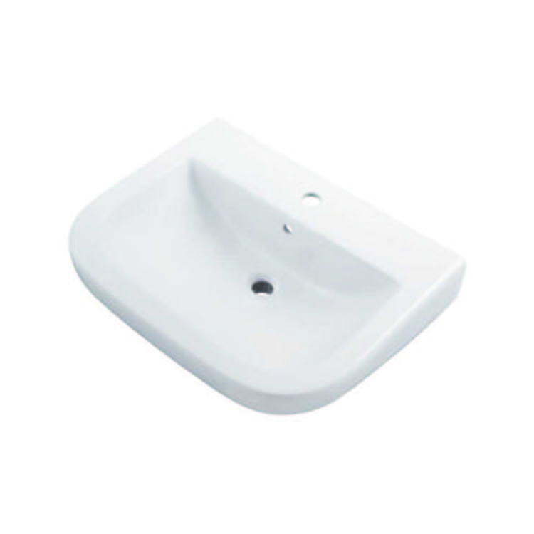 Gerber 12592 Wicker Park Single Hole Wall Hung Bathroom Sink