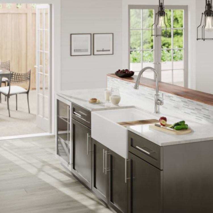 Elkay SWUF3320WH Fireclay 33" x 1915/16" x 93/16" Double Bowl