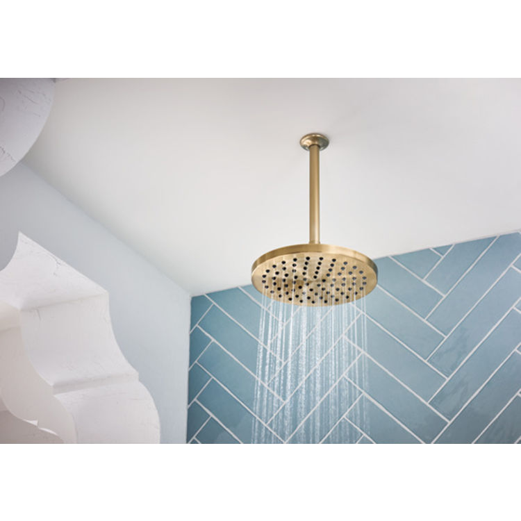 BRIZO 81398GL RAINSHOWER SHOWER HEAD LUXE GOLD PlumbersStock