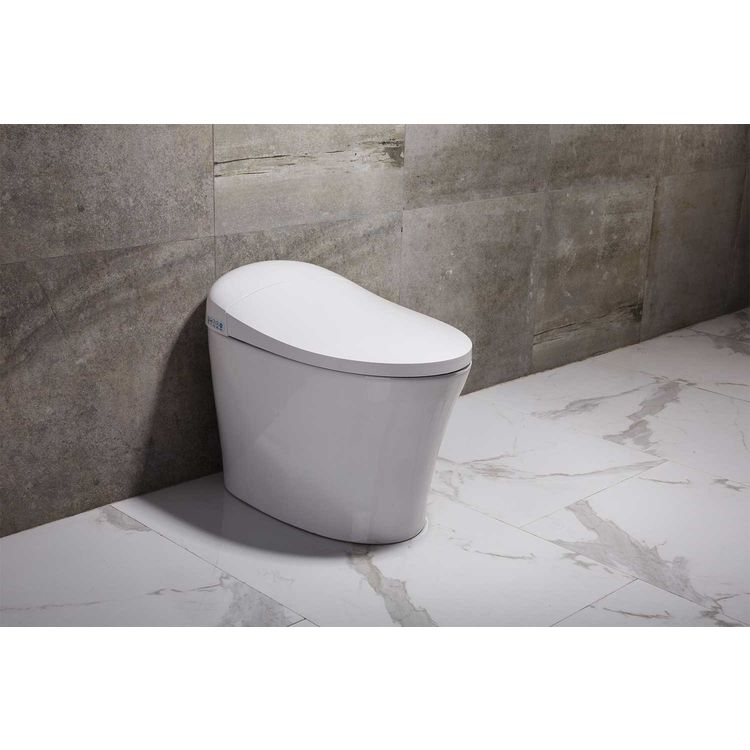 View 3 of Trone Plumbing FETBCERN-12.WH Trone Fountina Smart Electronic Bidet Toilet in White, FETBCERN-12.WH