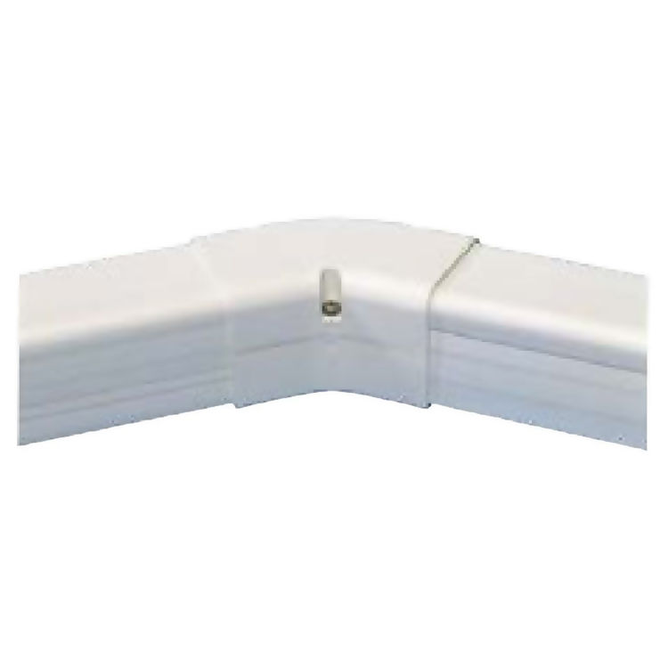 View 3 of Little Giant 599600319 Little Giant 599600319 D6-45FBW 45° Flat Bend Elbow - White