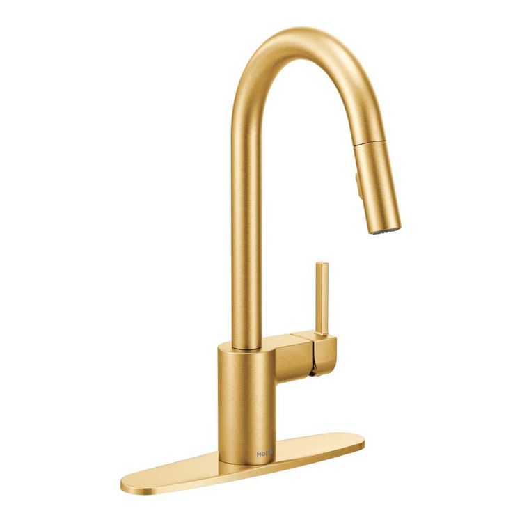 View 3 of Moen 7565BG Moen 7565BG Align One Handle ...