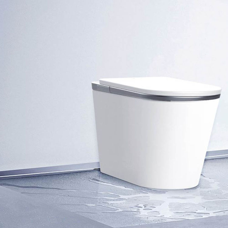 View 6 of Trone Plumbing GETBCERN-12.WH  Trone Ganza Smart Electronic Bidet Toilet in White, GETBCERN-12.WH 
