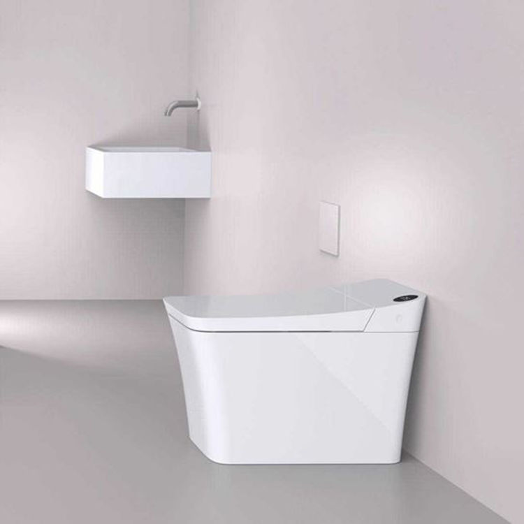 View 7 of Trone Plumbing TETBCERN-12.WH Trone Tahum Smart Electronic Bidet Toilet in White, TETBCERN-12.WH 