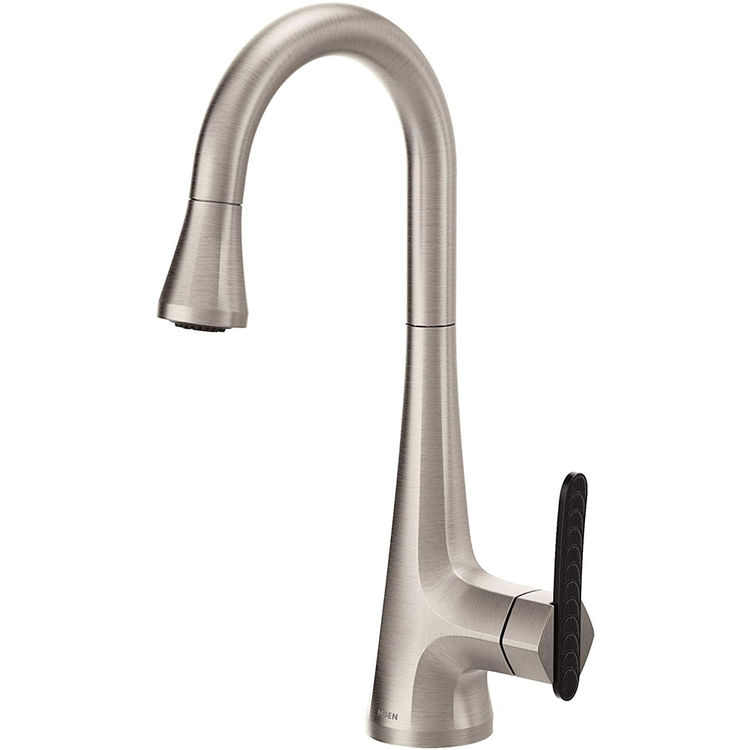 View 3 of Moen S6235SRS Moen S6235SRS Sinema One-Handle Pulldown Bar Faucet - Stainless