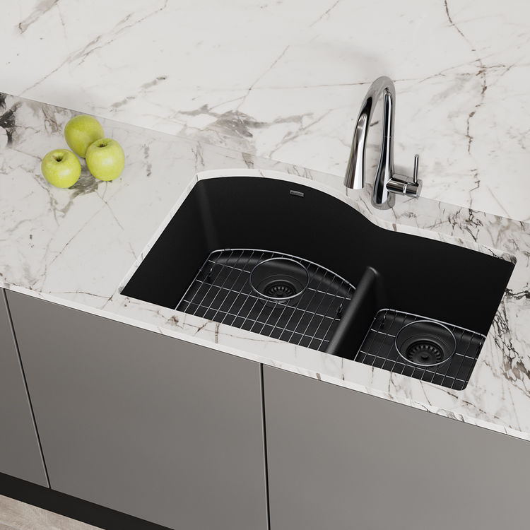 View 4 of Elkay ELGHU3322RBK0C Elkay ELGHU3322RBK0C Quartz Classic Dual