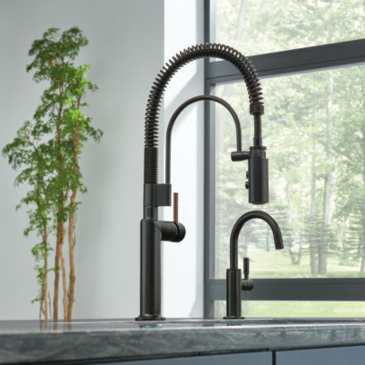 Brizo 63375LF-BLLHP Odin Semi-Professional Kitchen Faucet - Less handle ...