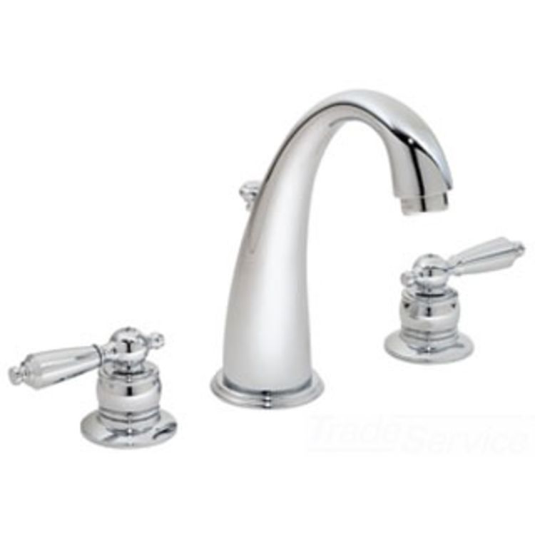 Symmons S-243-1-LAM Symmons S-243-1-LAM Chrome Symmons Series Handle Lavatory Faucets (Widespread)