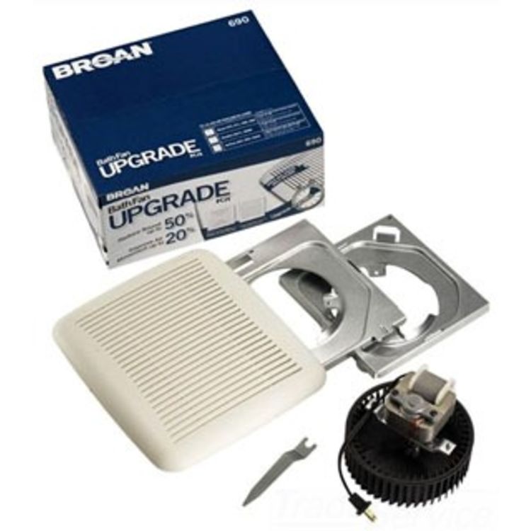 Broan Nutone 690 Bathroom Fan Upgrade Kit 60 Cfm