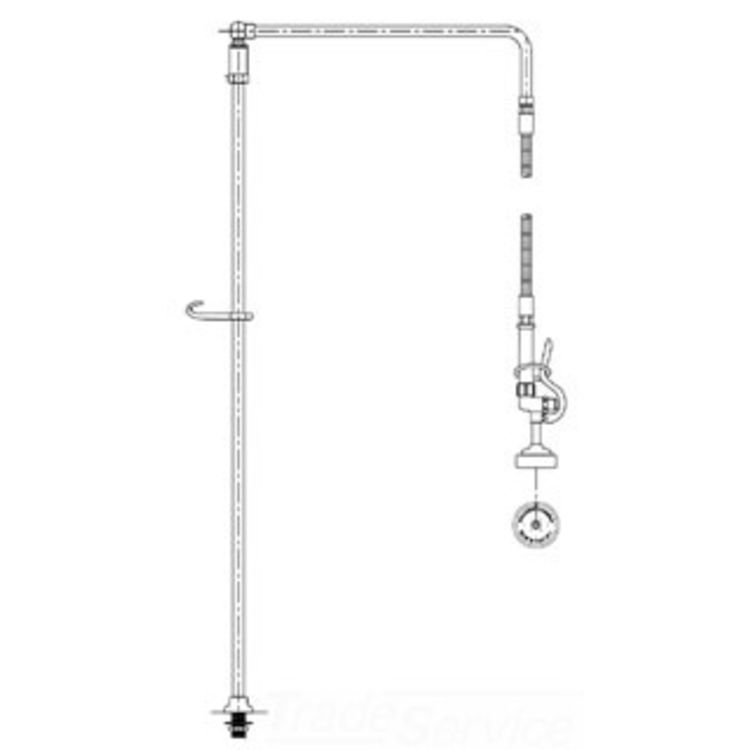 T&S Brass B-0142 T&S Brass B-0142 Pre-rinse Unit