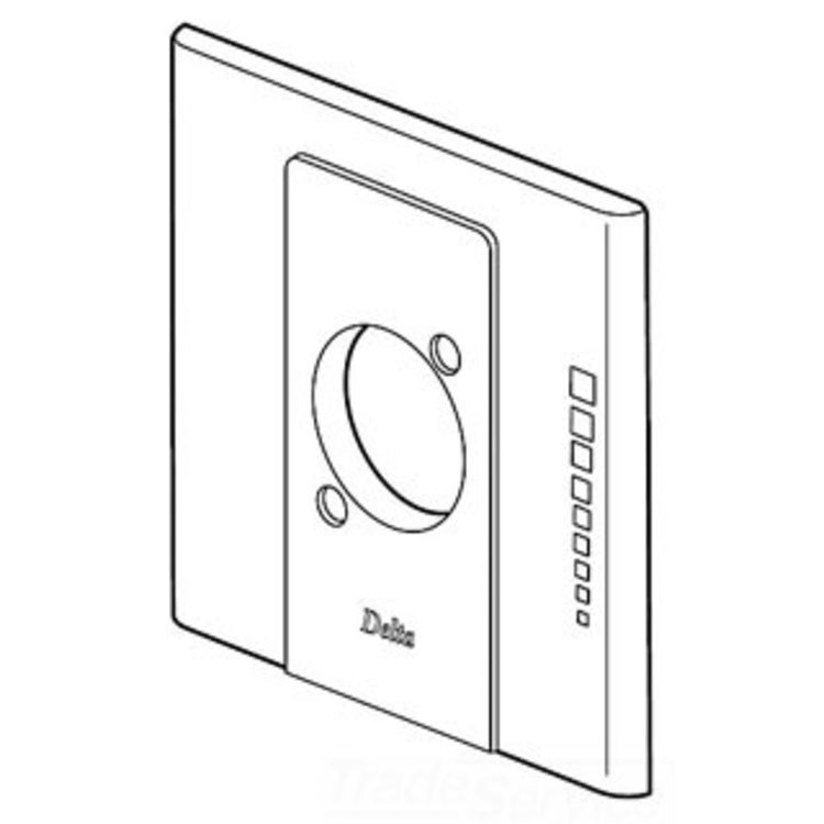 Delta RP53420SS Delta RP53420SS Delta Escutcheon - Tub and Shower (Stainless)